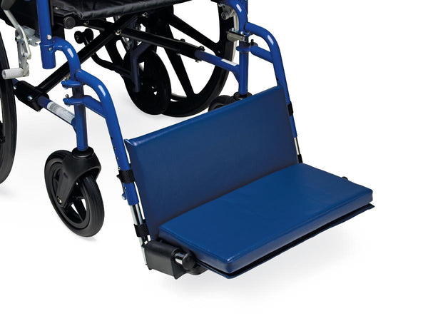 Wheelchair Footrest, 250 lb. Weight Capacity, 18" with 1" Block, 1/EA  (MSCFT181) Each