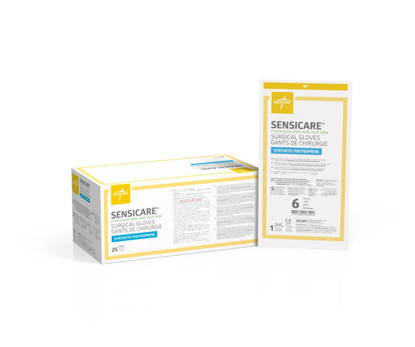 SensiCare PI with Aloe Surgical Gloves, Size 6, 100/CS (MSG1060) Case of 100