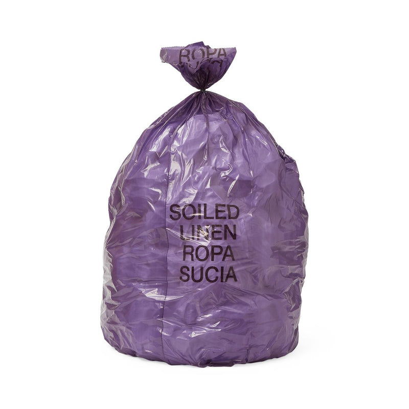 Soiled Linen Liners, Purple, 29" x 43", 1.1 Mil, 25/Roll, 8 Rolls (200 Liners)/Case, 200/CS (NON023143P) Case of 200