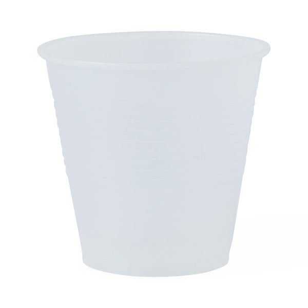 Plastic Drinking Cup, Translucent, Disposable, Polystyrene, 5 oz., 2500/CS  (NON03005) Case of 2500