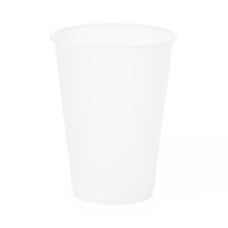 Plastic Drinking Cup, Translucent, Disposable, Polystyrene, 7 oz., 100/BG (NON03007Z) Bag of 100