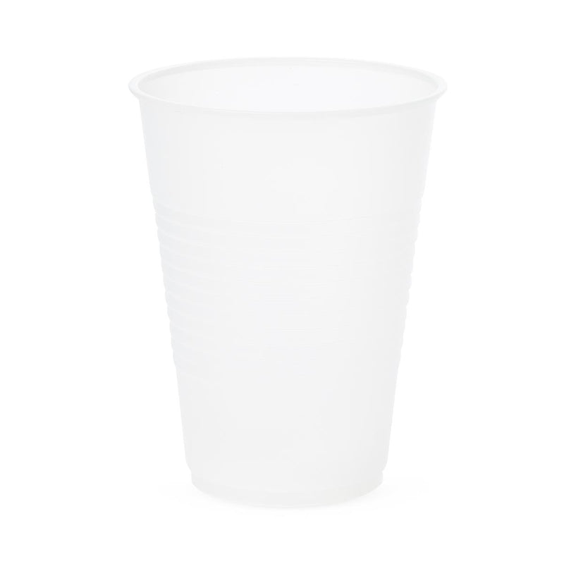 Plastic Drinking Cup, Translucent, Disposable, Polystyrene, 9 oz., 100/PK  (NON03009H) Pack of 100