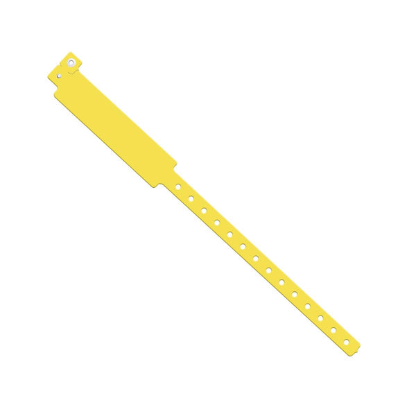 Write-On Vinyl ID Band, Adult, 12", Yellow, 500/BX (NON050515) Box of 500