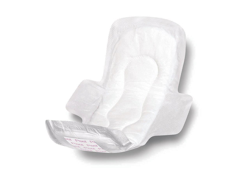 Sanitary Maxi Pads with Wings, Nonsterile, Heavy Absorbency, 11", 12/BG (NON241289Z) Bag of 12