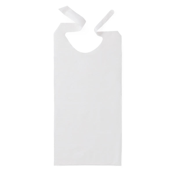 Disposable Tissue/Poly Bib, 16" x 33", with Ties, 300/CS (NON24268) Case of 300