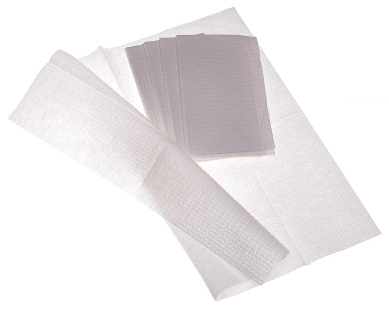 2-Ply Tissue/Poly Professional Paper Towels, Blue, 13" x 18", 500/CS (NON24356B) Case of 500