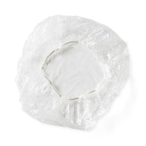 Single-Use Clear Plastic Shower Caps, 500/CS  (NON24373) Case of 500