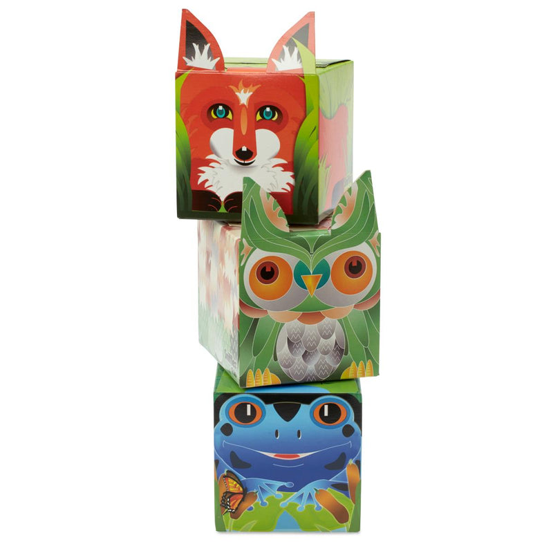 Premium Paper Facial Tissue, 4.38" x 5" x 4.5", 2-Ply, Cube Box with Animal Pal Faces, 75 Sheets/bx, 36/CS (05166CS) Case of 36