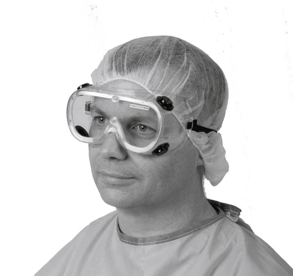 Standard Fluid Protection Lab Goggles with Elastic Strap, 1/EA  (NON24776H) Each