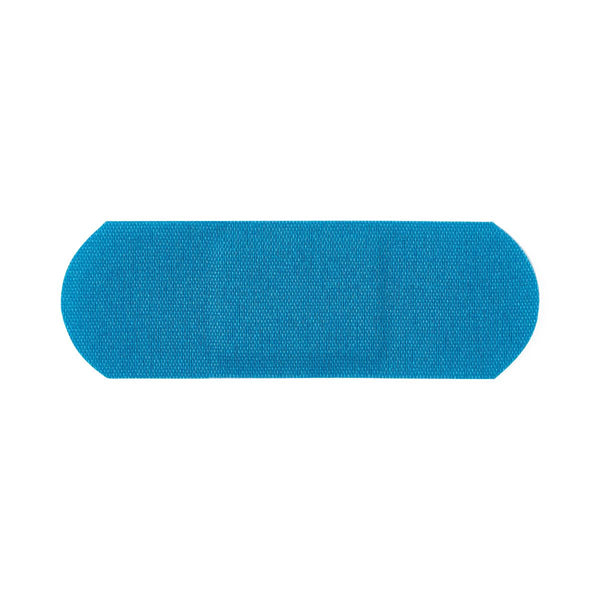 CURAD Food Service Metal-Detectable Blue Fabric Adhesive Bandage, 1" x 3", 1200/CS  (NON25660BL) Case of 1200