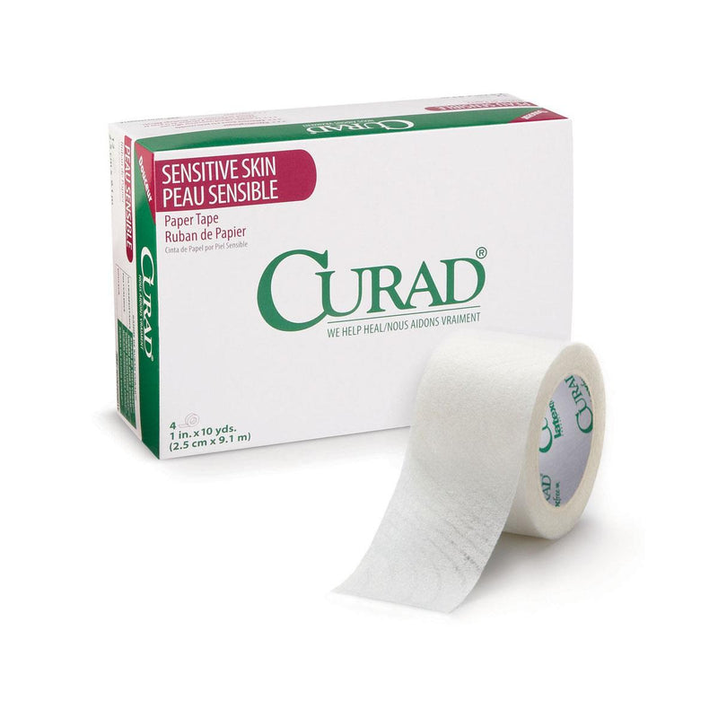 CURAD Gentle Adhesive Paper Tape for Sensitive Skin, 2" x 10 yd., 72/CS  (NON260002E) Case of 72