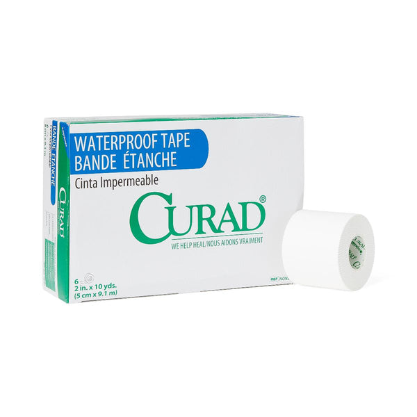 CURAD Waterproof Adhesive Tape, 2" x 10 yd., 6/BX (NON260502Z) Box of 6