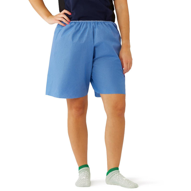 Blue Multilayer Disposable Exam Shorts with Elastic Waist, Size XL, 30/CS  (NON27209XL) Case of 30