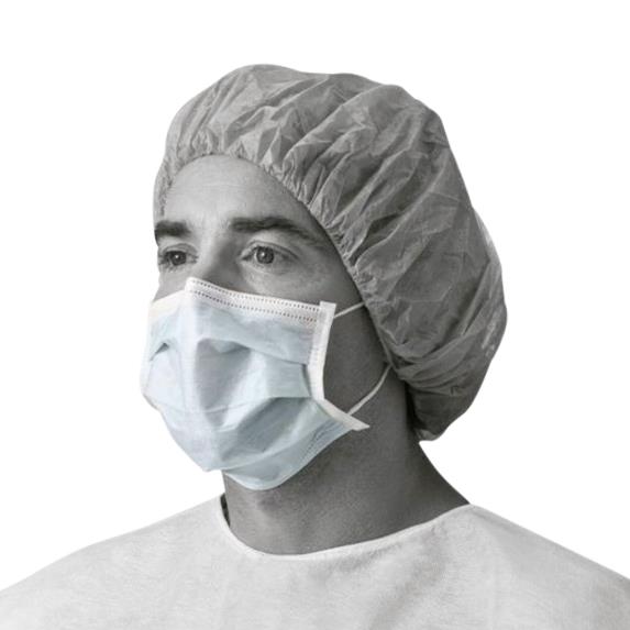 ASTM Level 2 Face Mask with Ear Loops, Blue, 300/CS (NON27357A) Case of 300