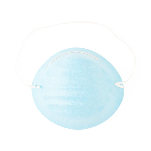 Cone-Style Face Mask with 1 Band, Blue, 300/CS (NON27381) Case of 300