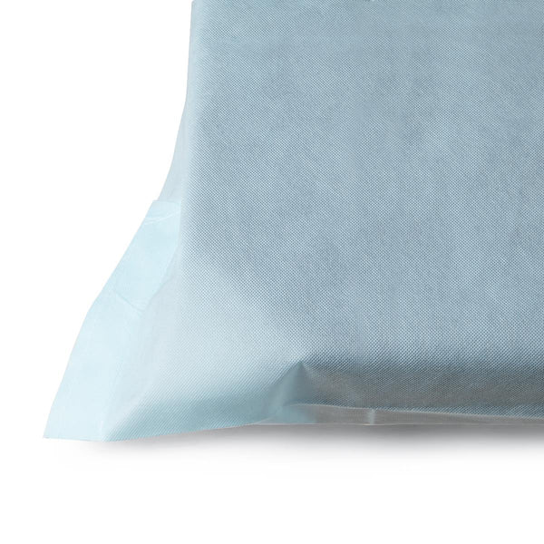 Disposable Spunbond Polypropylene Fitted Sheet, Blue, 40" x 80", 50/CS  (NON34600) Case of 50