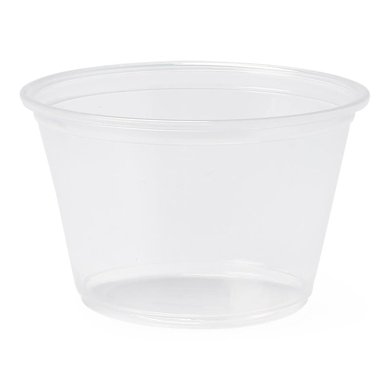 Clear Plastic Soufflé Portion Cup, 1 oz., 2500/CS (05166CS) Case of 2500