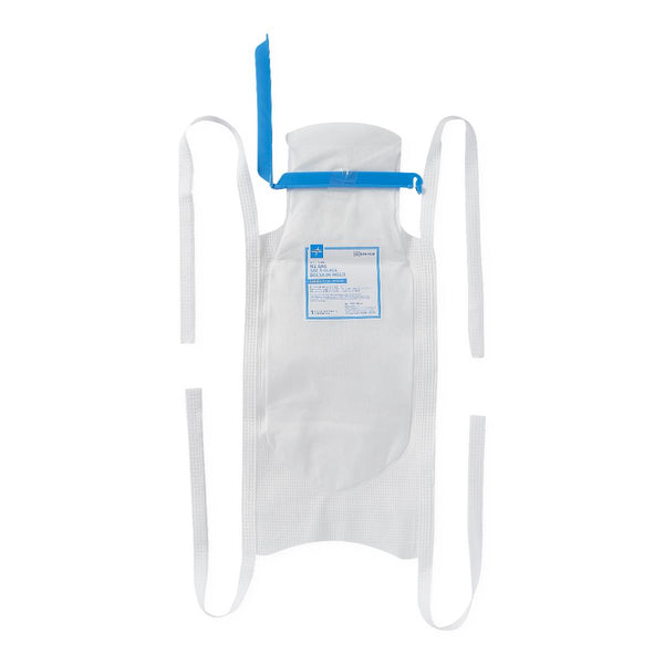 Refillable Ice Bag with Clamp Closure, White, 6.5" x 14", 4 Ties, 50/CS  (NON4420) Case of 50