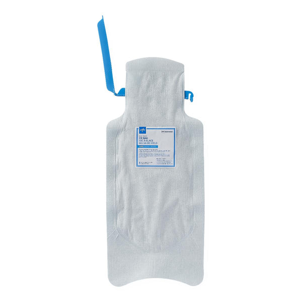 Refillable Ice Bag with Clamp Closure and Hook-and-Loop Straps, White, 6.5" x 14", 30/CS (NON4460) Case of 30