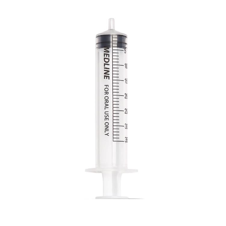 Oral Syringe, Clear, 35 mL, 200/CS (NON65035) Case of 200