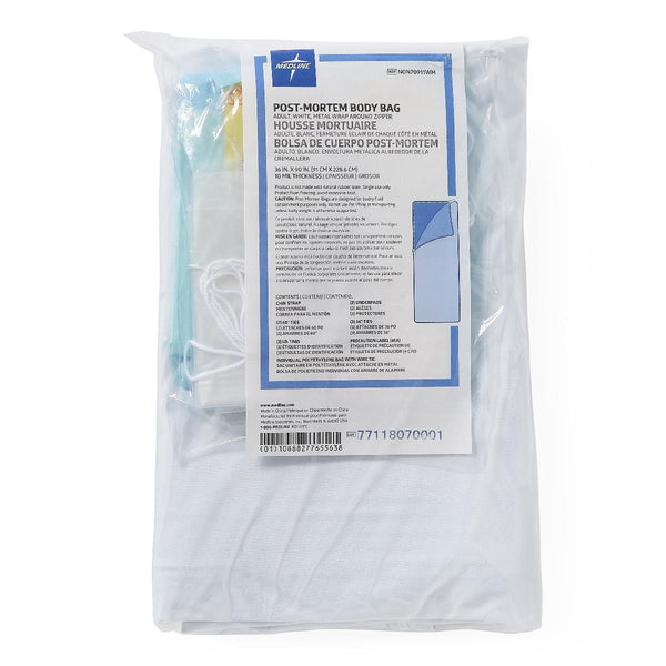 Adult Post-Mortem Kit with Metal Wraparound Zipper, 450 lb. Limit, 36" x 90", 1 EA (NON70911WMH) Each