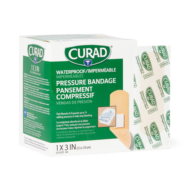 Large Adhesive Pressure Bandage, 1" x 2-3/4", 2000/CS  (NON85100) Case of 2000