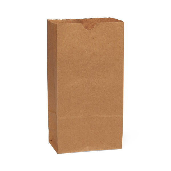 Brown Paper Bag, #6, 6" x 3.5" x 11", 500/PK (NONBPB6) Pack of 500