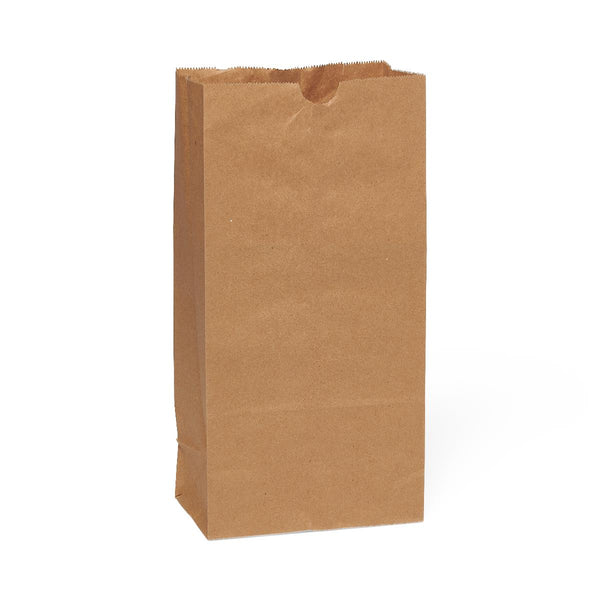 Brown Paper Bag, #8, 6" x 4" x 12.5", 500/PK (NONBPB8) Pack of 500