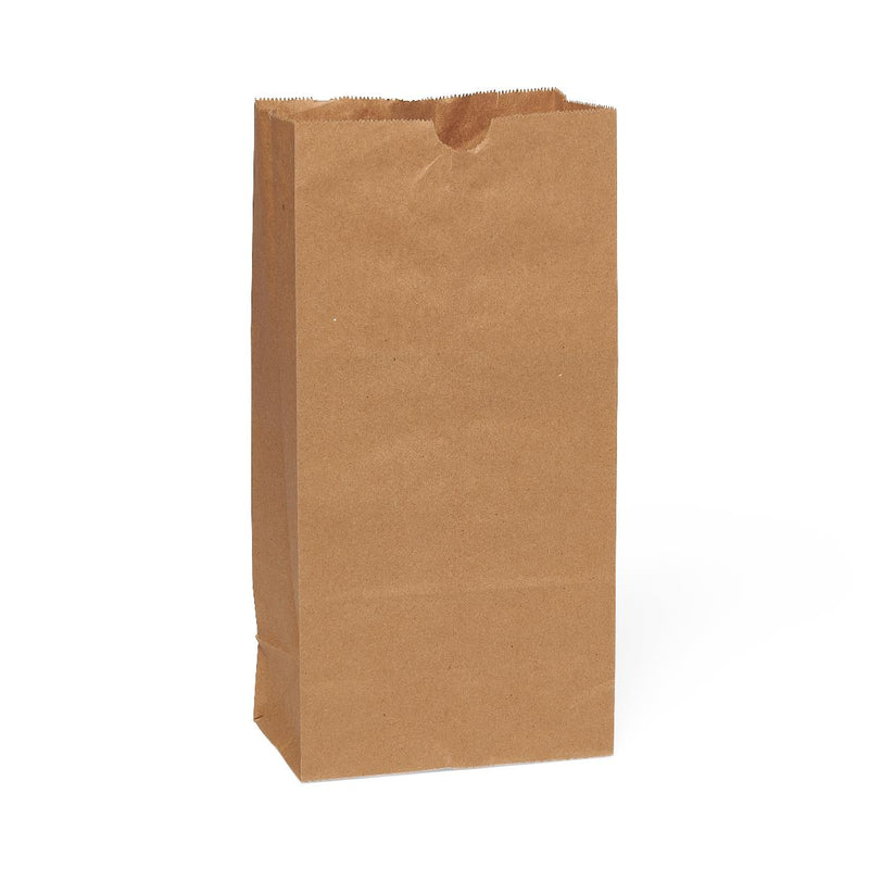 Brown Paper Bag, #8, 6" x 4" x 12.5", 500/PK (NONBPB8) Pack of 500