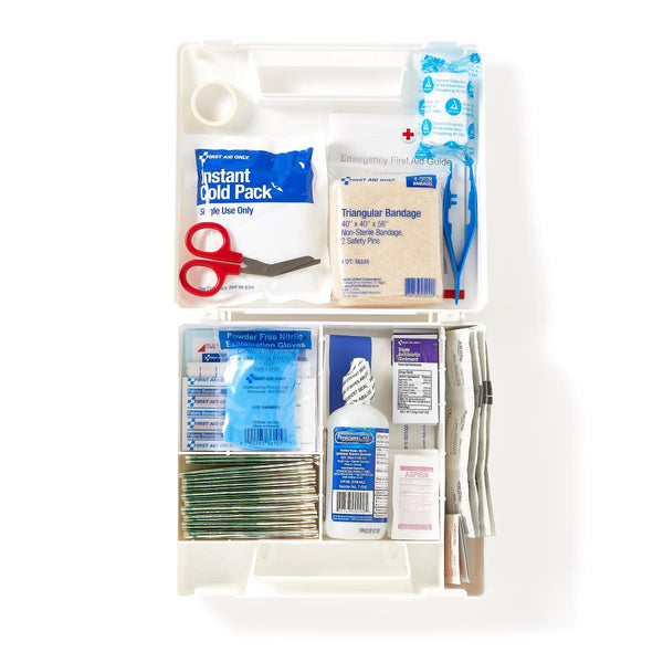 General First Aid Kit, 107 Pieces, for 25 People, 1/EA  (NONFAK200) Each