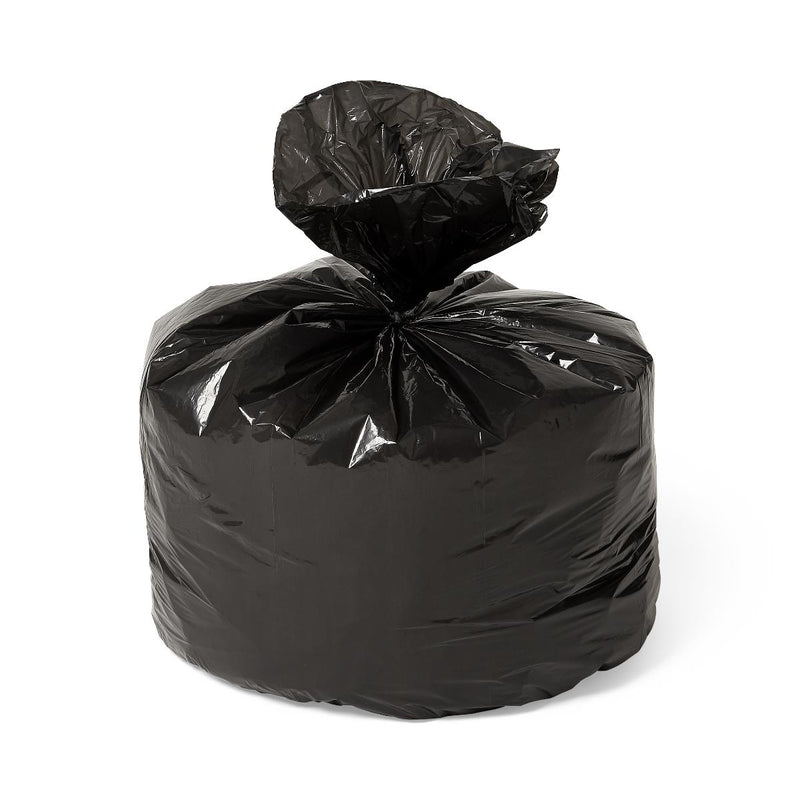 Low-Density Post-Consumer Trash Liners, Black, 24"x 32", 1.0 Mil, Flat, 250/CS (NONTGG32) Case of 250