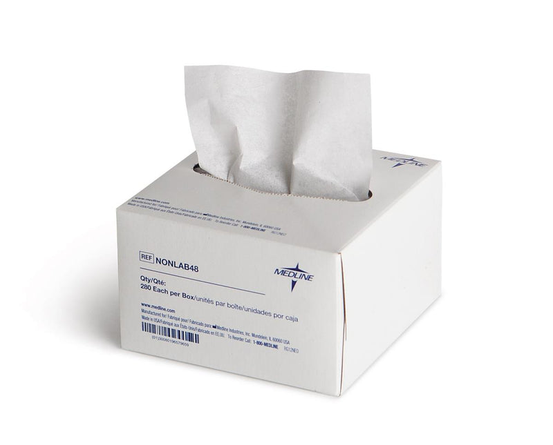 Delicate Task Lab Wipes, 4" x 8", 280/BX (NONLABQ48Z) Box of 280
