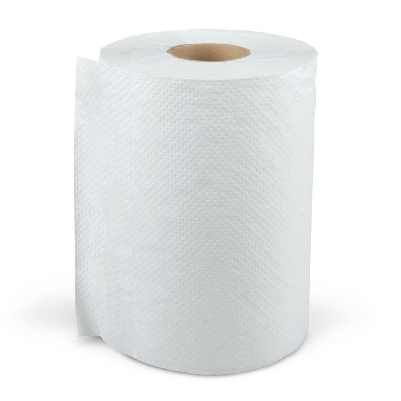 Standard Paper Towel Roll, White, 8" x 350', 12/CS (NONPBM350) Case of 12