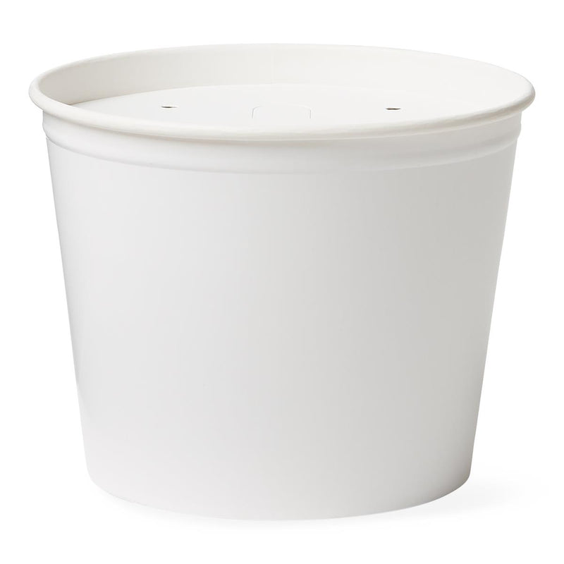 Paper Bucket and Lid Combo, Compostable, 85 oz., 150/CS (NONPB85) Case of 150