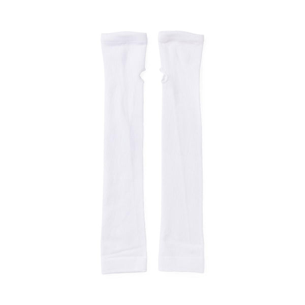 Arm Sleeve with Thumb Loop, White, Universal Fit, 18" Length, 1/PR  (NONSLEEVE) 1 Pair