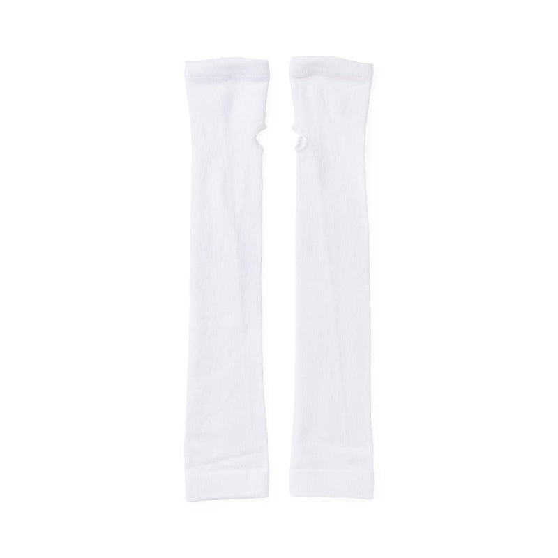 Arm Sleeve with Thumb Loop, White, Universal Fit, 18" Length, 1/PR  (NONSLEEVE) 1 Pair