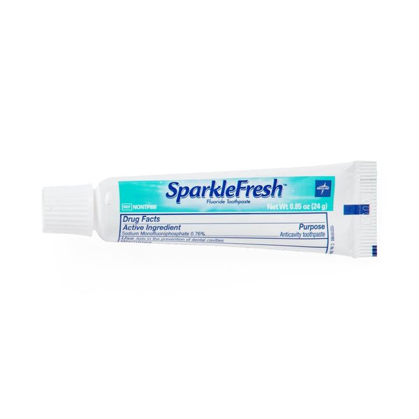 SparkleFresh Toothpaste, 0.85 oz., 144/BX (NONTP85IZ) Box of 144
