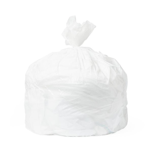 Low-Density Trash Can Liner, White, 30" x 36", 0.8 Mil, 25/Roll, 8 Rolls (200 Liners)/Case, 200/CS (NONXPW36X) Case of 200
