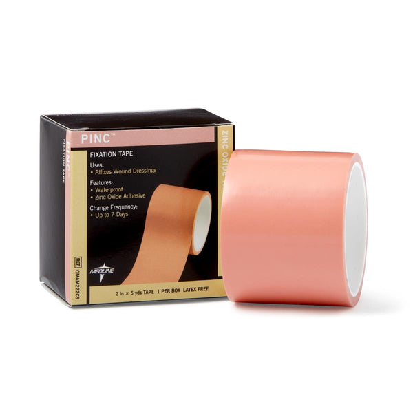 Pinc Zinc Oxide Fixation Tape, 2" x 5 yd., 36/CS  (OMAM222CS) Case of 36