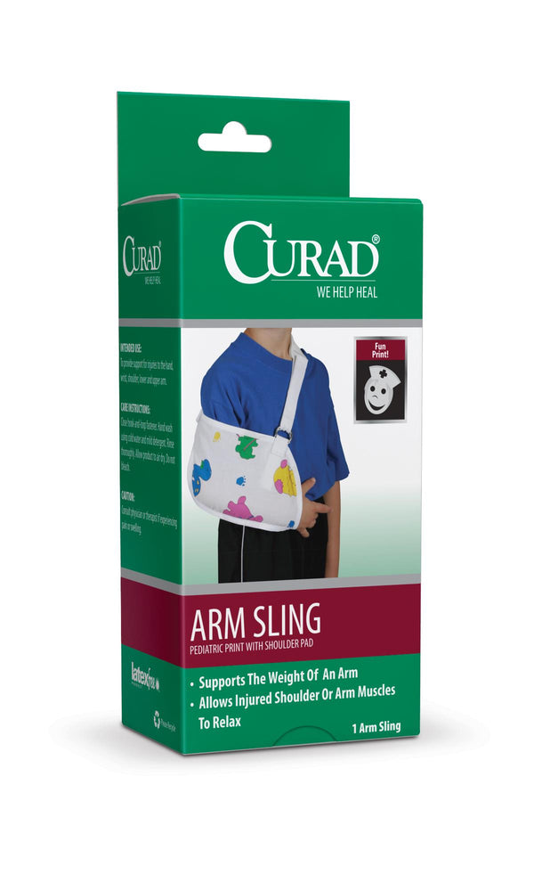 Arm Sling with Pediatric Print, Child, 1/EA  (ORT11400S) Each