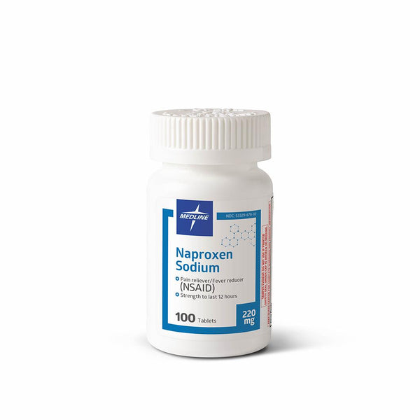 Naproxen Sodium Tablets, 220 mg, 100/Bottle, 1 BT (OTCM00012H) 1 Bottle