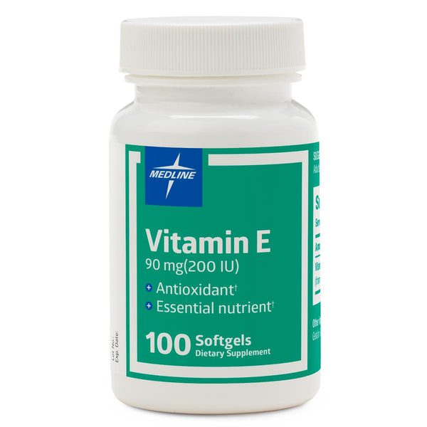 Vitamin E Softgel, 90 mg, 100/Bottle, 1 BT (OTCM00018H) 1 Bottle