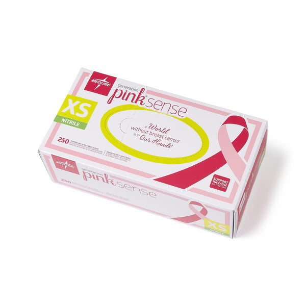 Generation Pink Sense Powder-Free Nitrile Exam Gloves, Size XS, 250/BX (PINK2583H) Box of 250