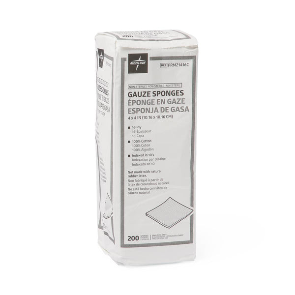 Nonsterile 100% Cotton Woven Gauze Sponges, 2000/CS (PRM21416C) Case of 2000