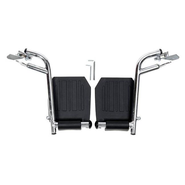 Medline Wheelchair Footrests, 2/PR (WCA806965HCMP) 1 Pair