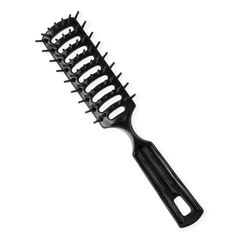 Polyethylene Hair Brush, Plastic Bristles, Vented, 7.25", 1 EA (ZPC2200H) Each