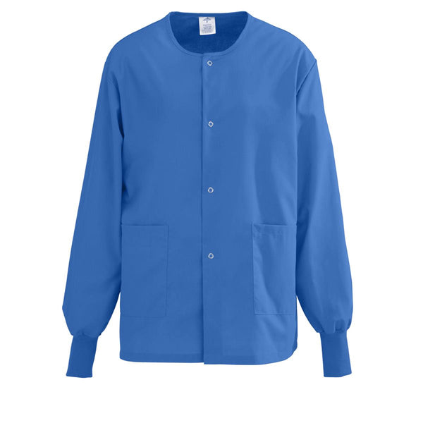 AngelStat Warmup Jacket with Medline Color Coding, Sapphire, Size L, 1/EA  (849NHTL-CM) Each