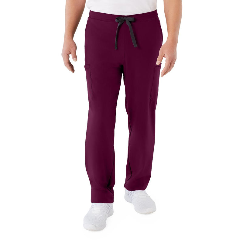 Clinton AVE Unisex Scrub Pants with 6 Pockets, Wine, Size M, 1/EA  (5700WNEM) Each