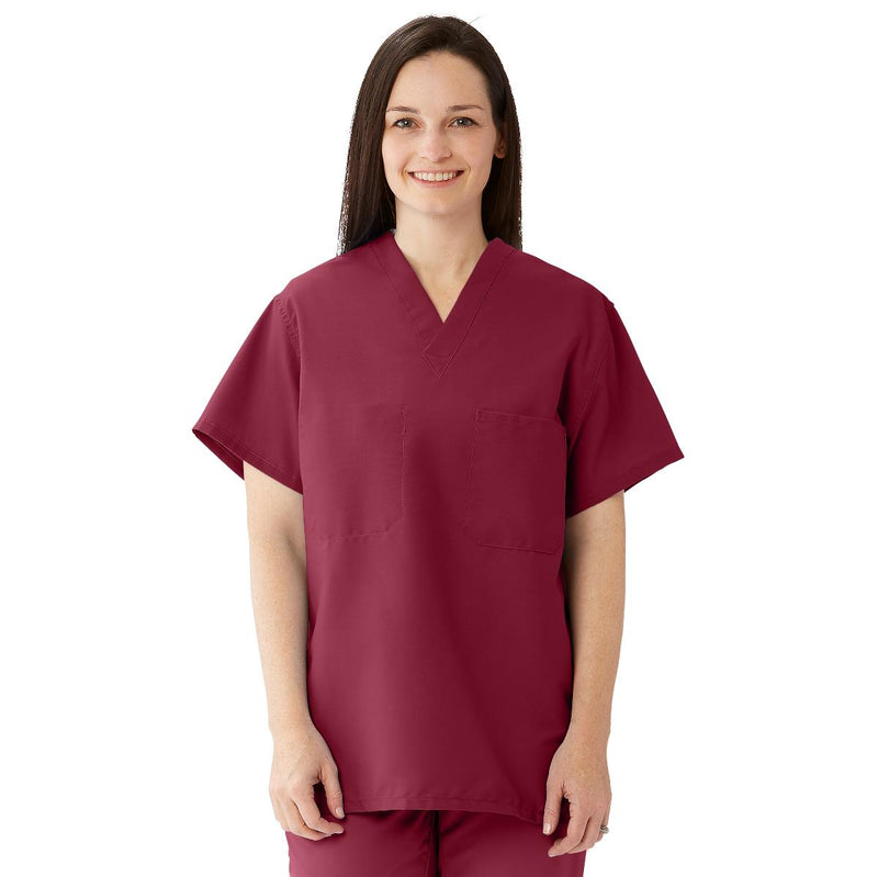 ComfortEase Unisex Reversible Scrub Tops with 2 Pockets, 1/EA (910JWNXXL-CM) Each