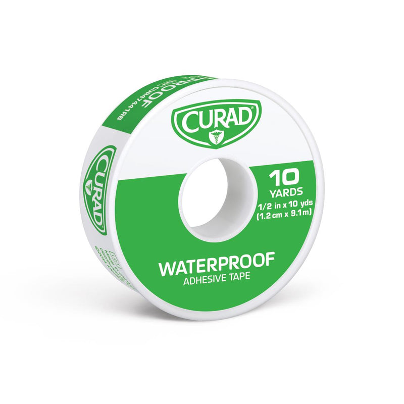 CURAD Waterproof Adhesive Tape, 1/2" x 10 yd., 24/CS  (CUR47441RB) Case of 24